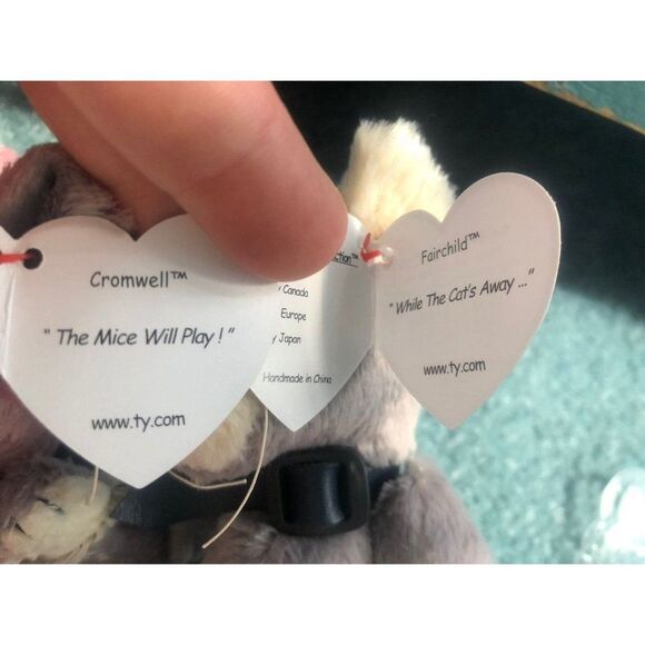 ty Attic treasures collectable beanie baby vintage look 8 total dolls - Picture 2 of 7